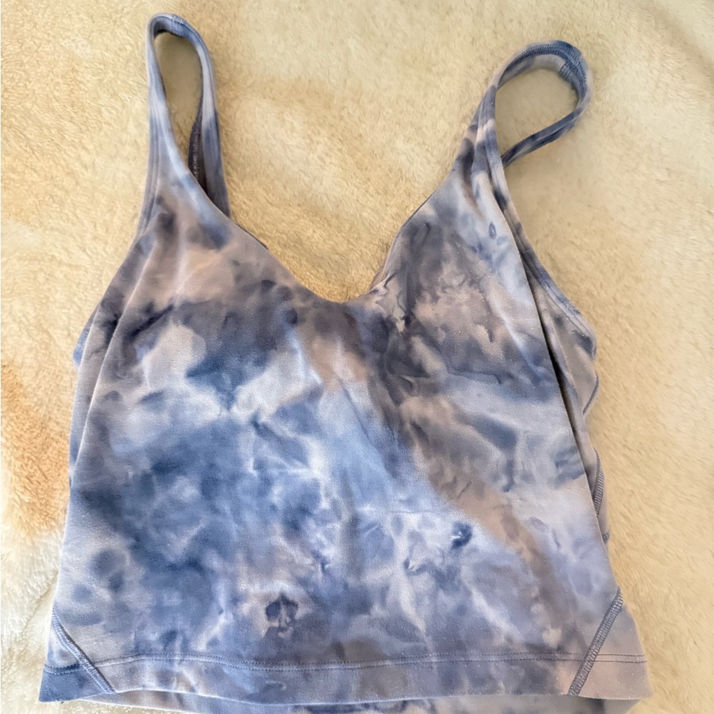 Lululemon Tie-Dye Align Crop Top size 2
